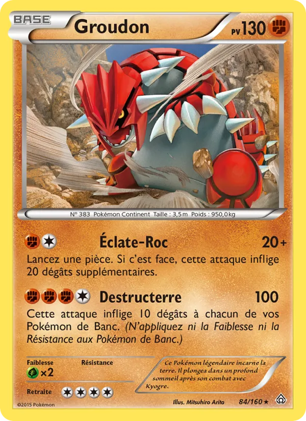 Groudon, Primo-Choc 84
