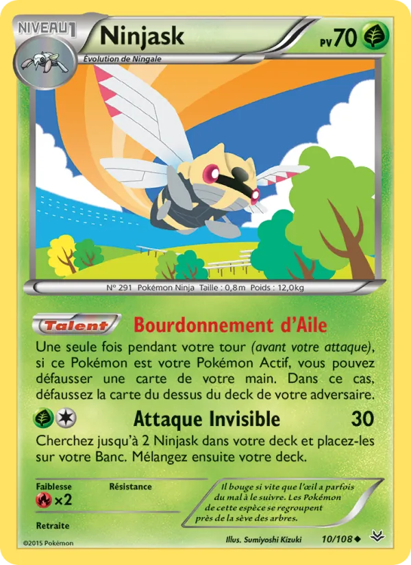 Ninjask, Ciel Rugissant 10