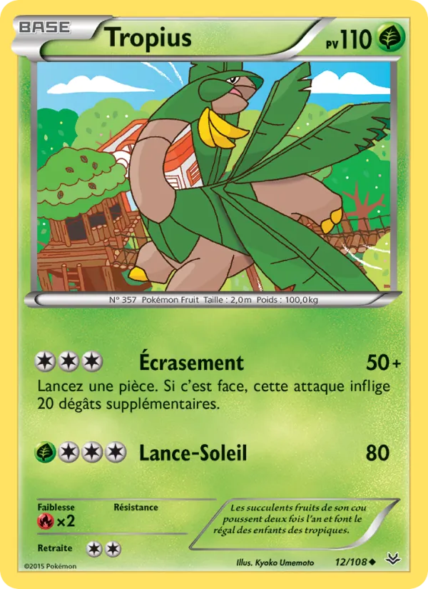 Tropius, Ciel Rugissant 12
