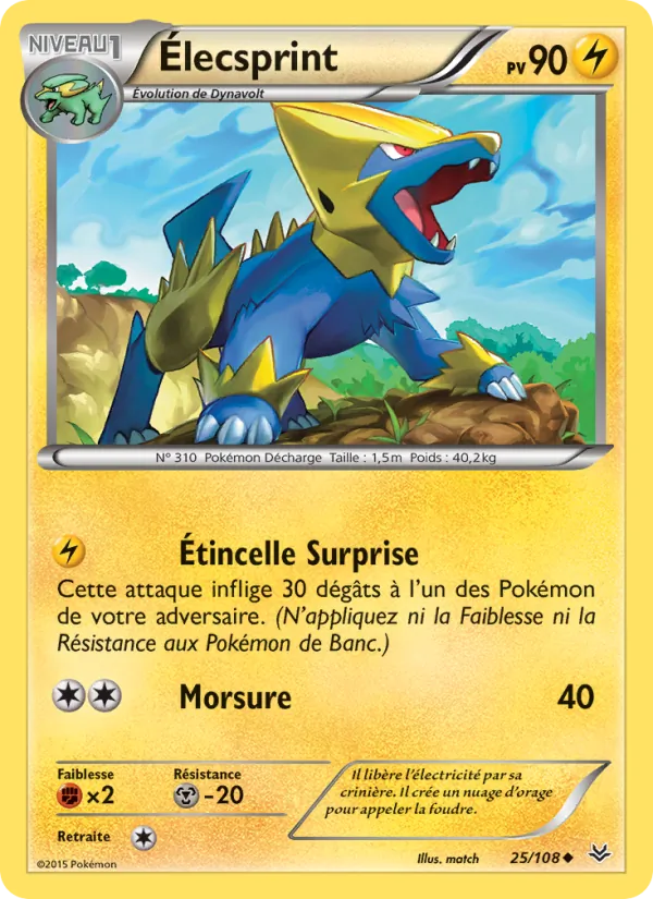 Élecsprint, Ciel Rugissant 25