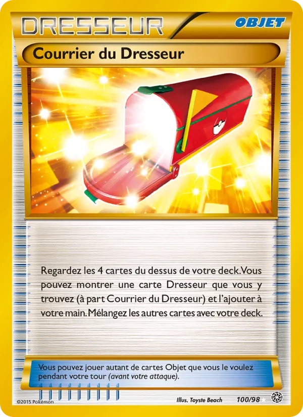 Courrier du Dresseur, Origines Antiques 100