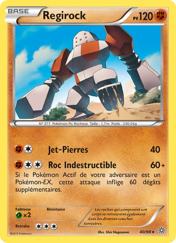 Regirock, Origines Antiques 40