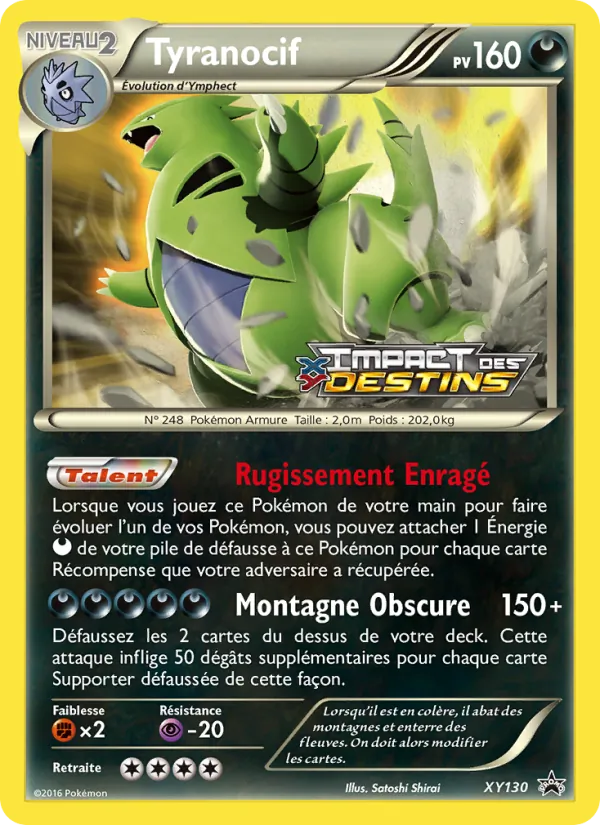 Tyranocif, Promo XY XY130