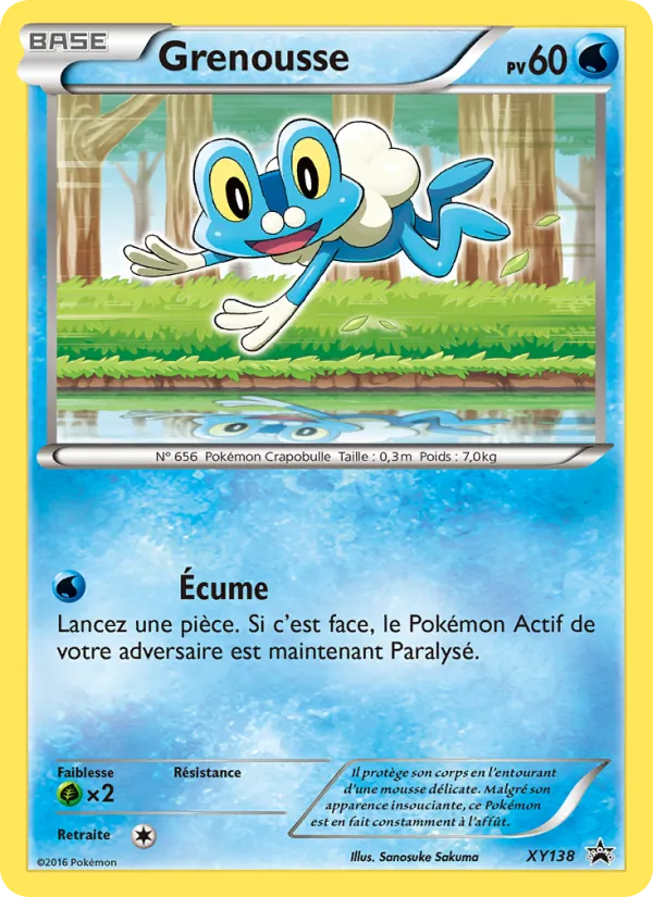 Grenousse, Promo XY XY138
