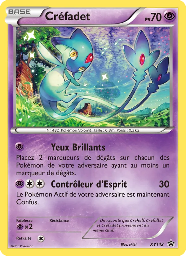 Créfadet, Promo XY XY142