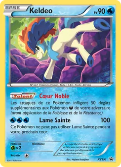 Keldeo, Promo XY XY191
