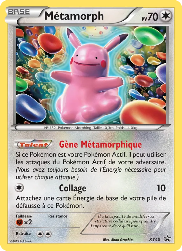 Métamorph, Promo XY XY40
