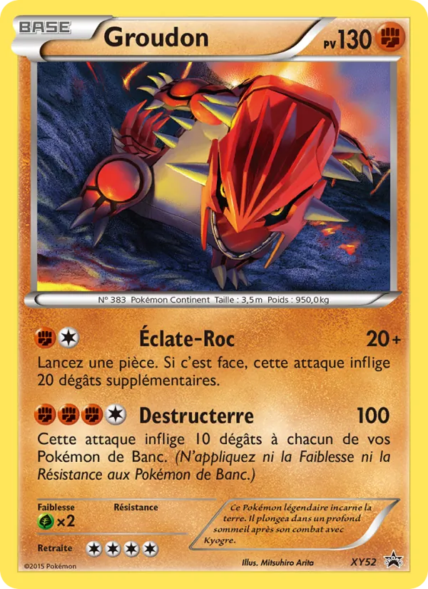 Groudon, Promo XY XY52